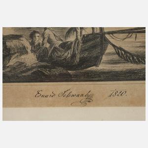 Eduard Schwaab, Paar Küstenszenen