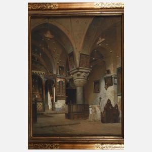 Adolf Seel, Mönche in der Grabeskirche Jerusalem