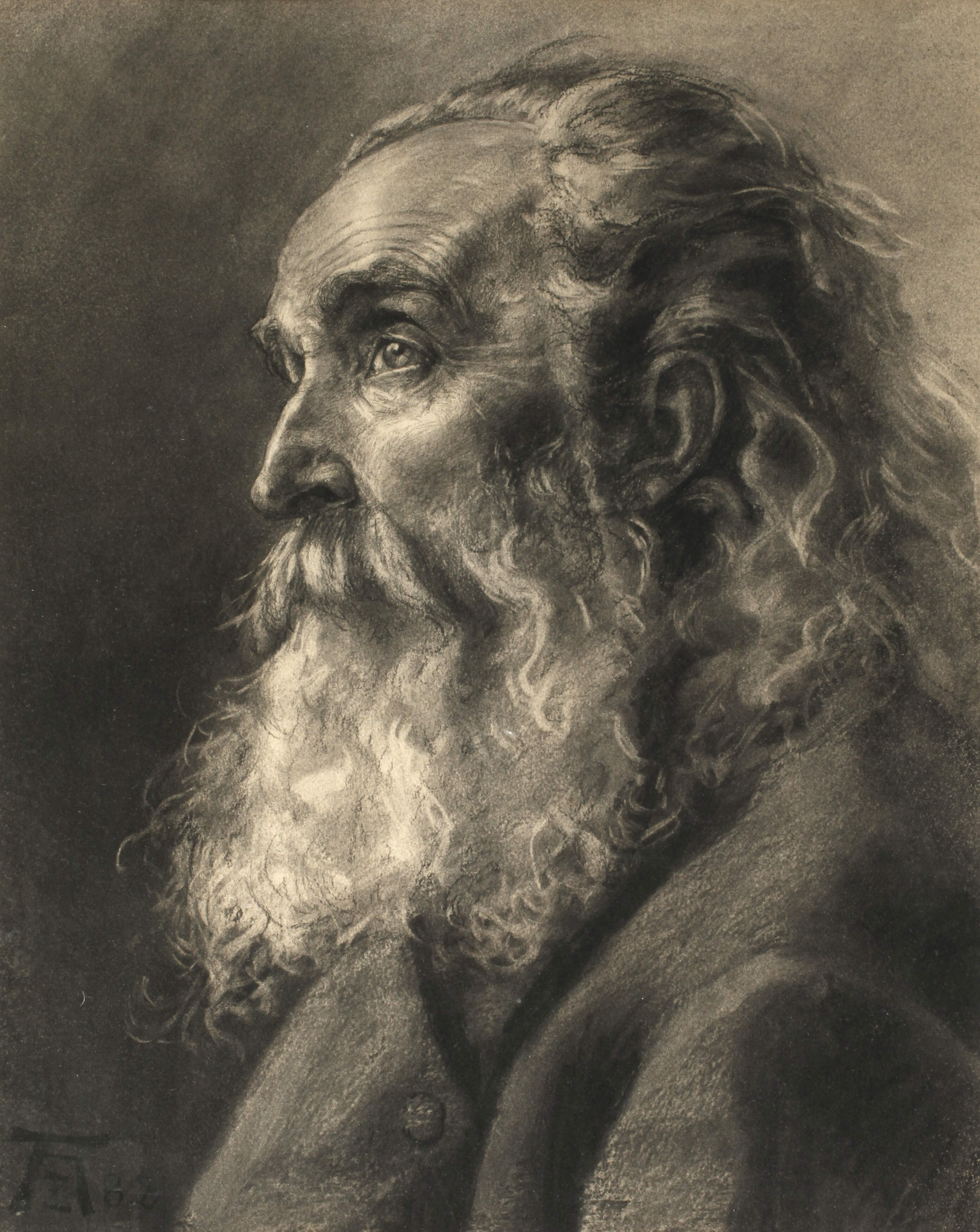 Portrait eines bärtigen Mannes