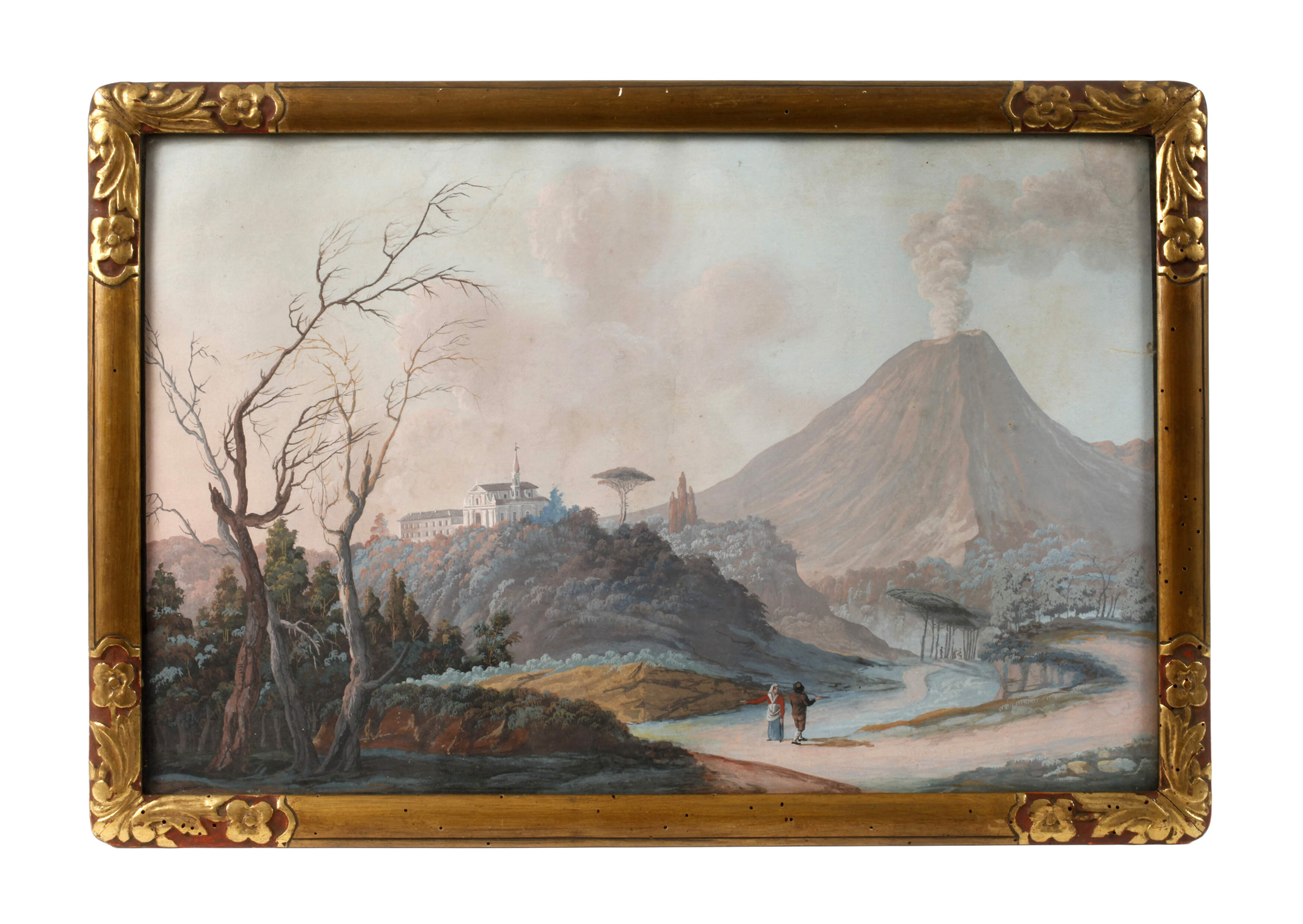 Kloster St. Angelo mit Vesuv