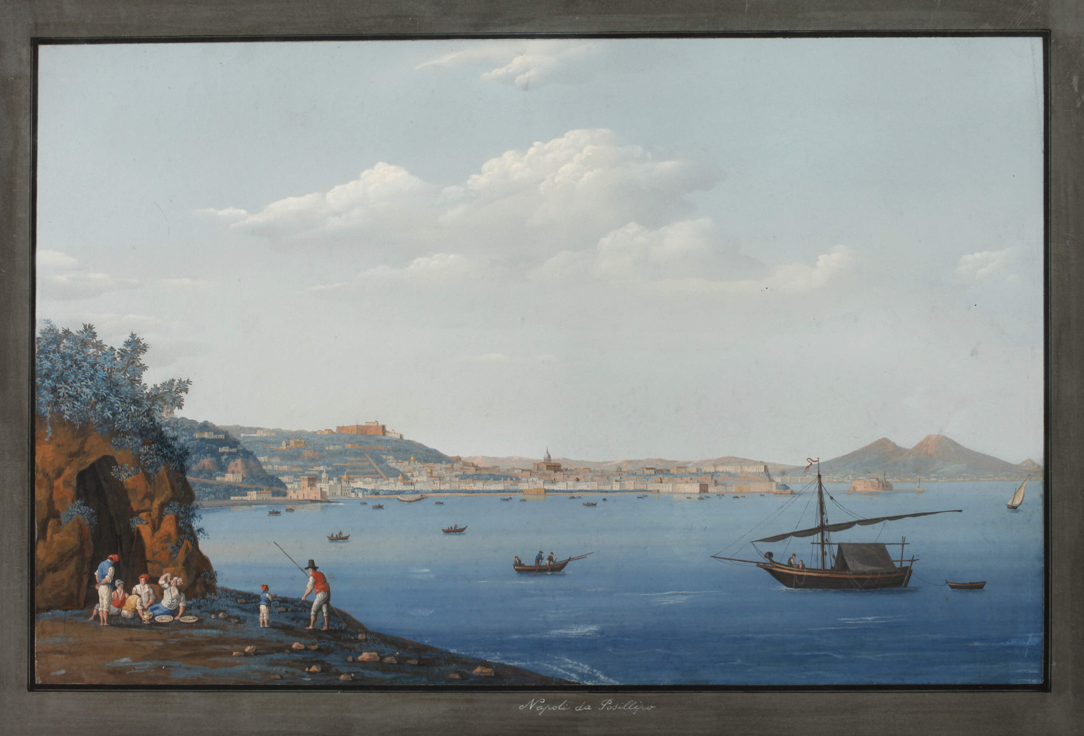 "Neapel vom Posillipo aus gesehen"