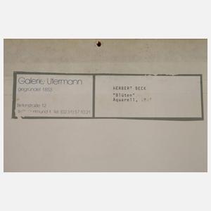 Herbert Paul Beck, "Blüten"