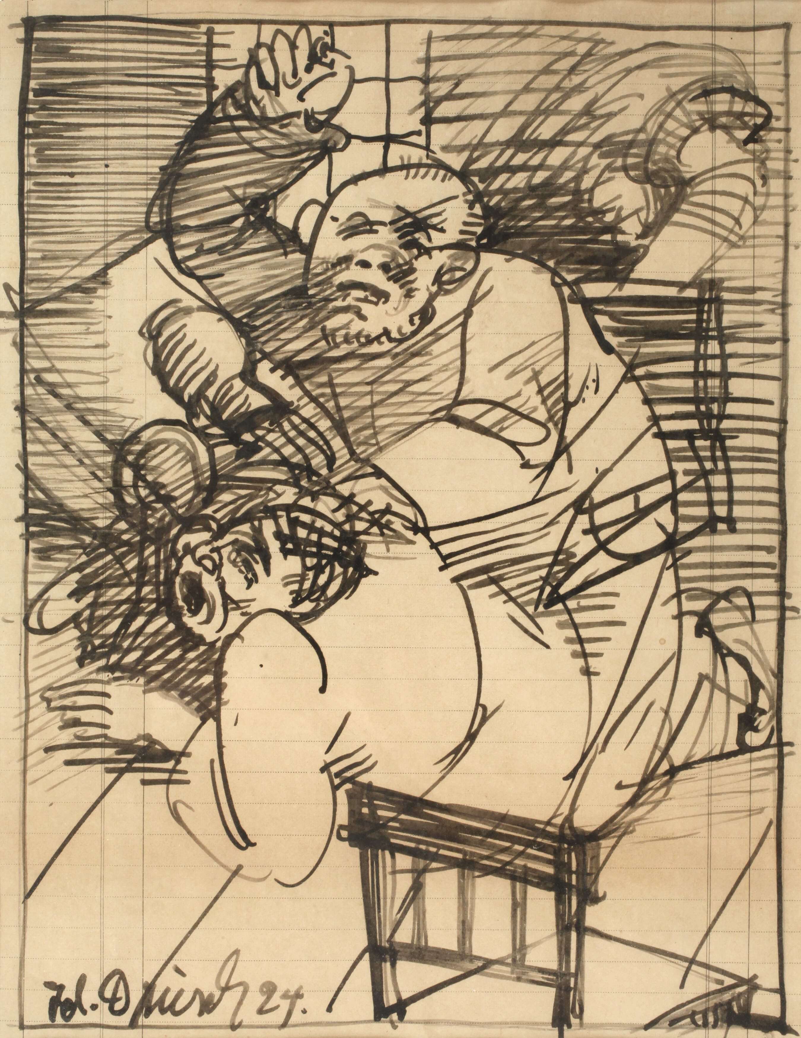 Johannes Driesch, Prügelei