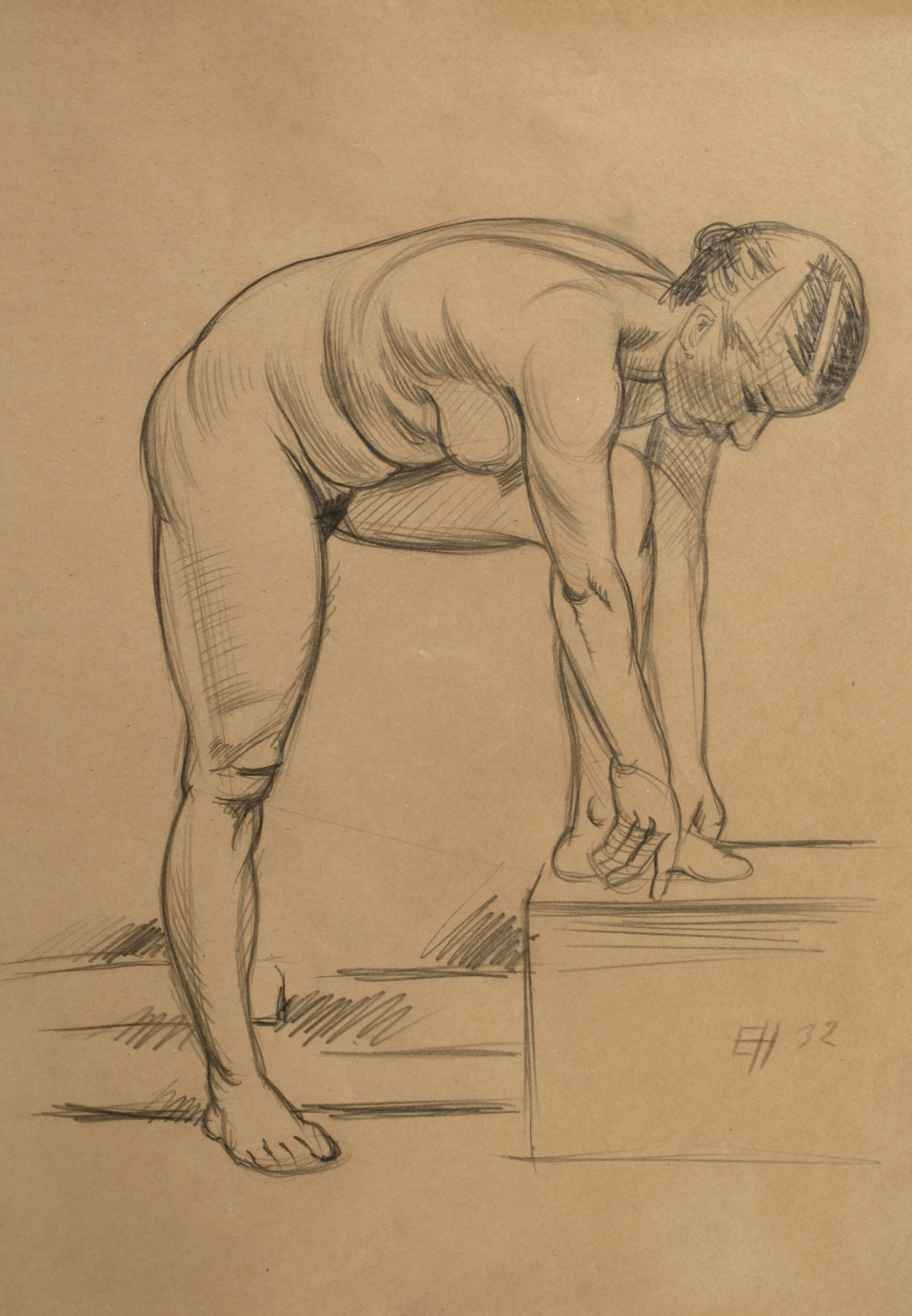 Ernst Holzhäuser, Damenakt