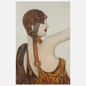 A. Kever, Die Falknerin