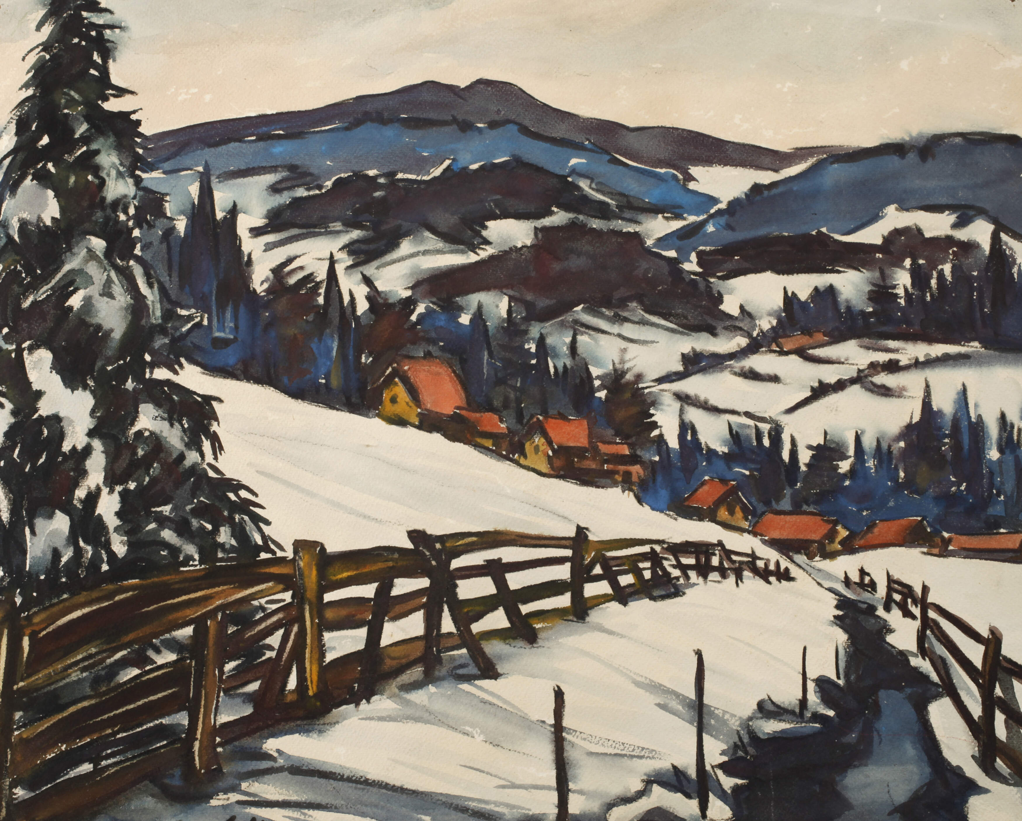 Klotz, Winter im Gebirge