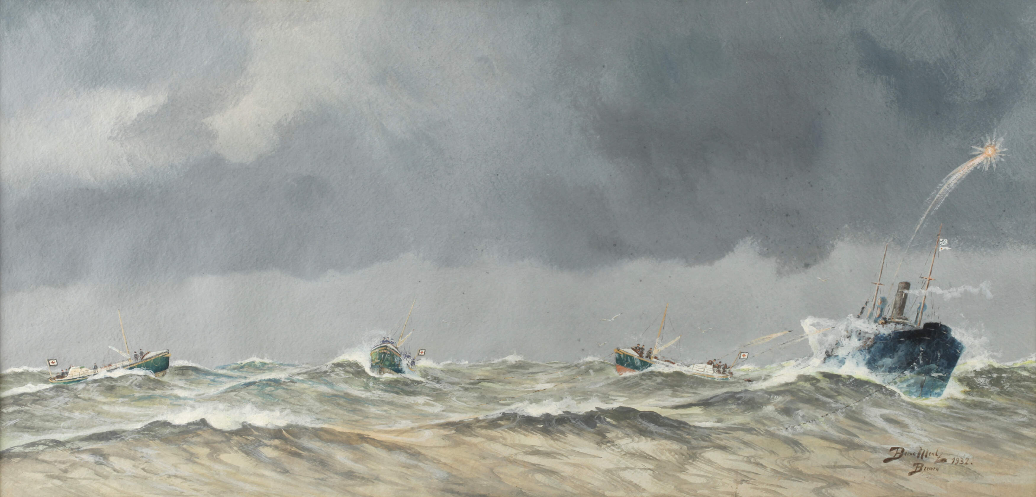 Benno Mentz, Seenotrettung