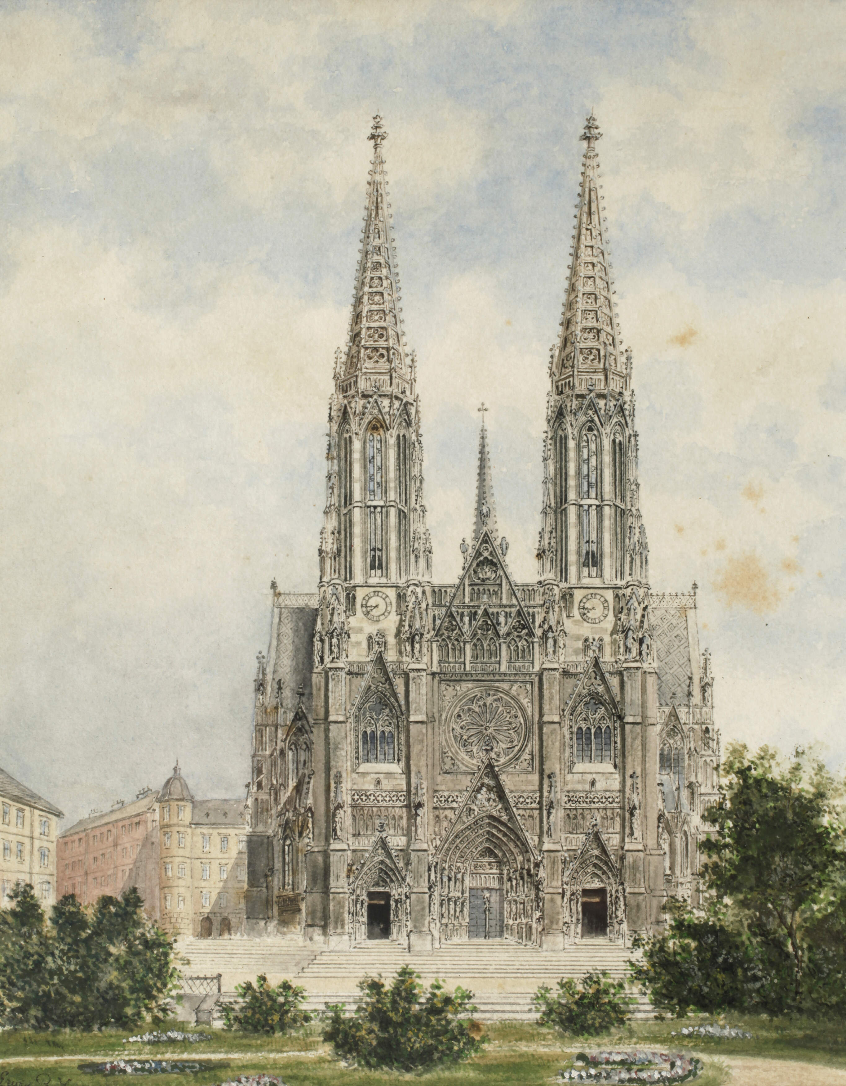 Erwin Pendl, Die Votivkirche in Wien