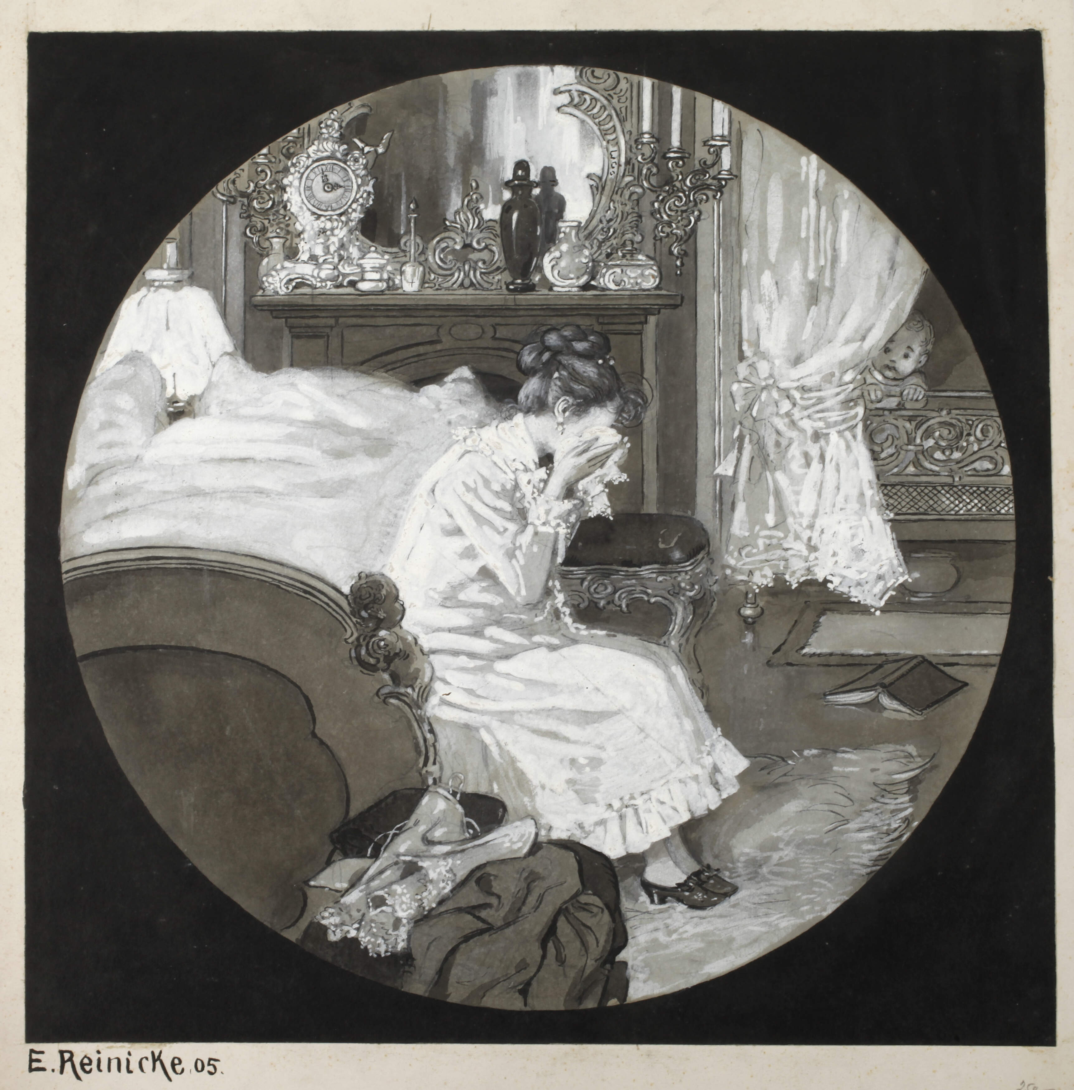 Emil Reinicke, "Traurige Nachricht"