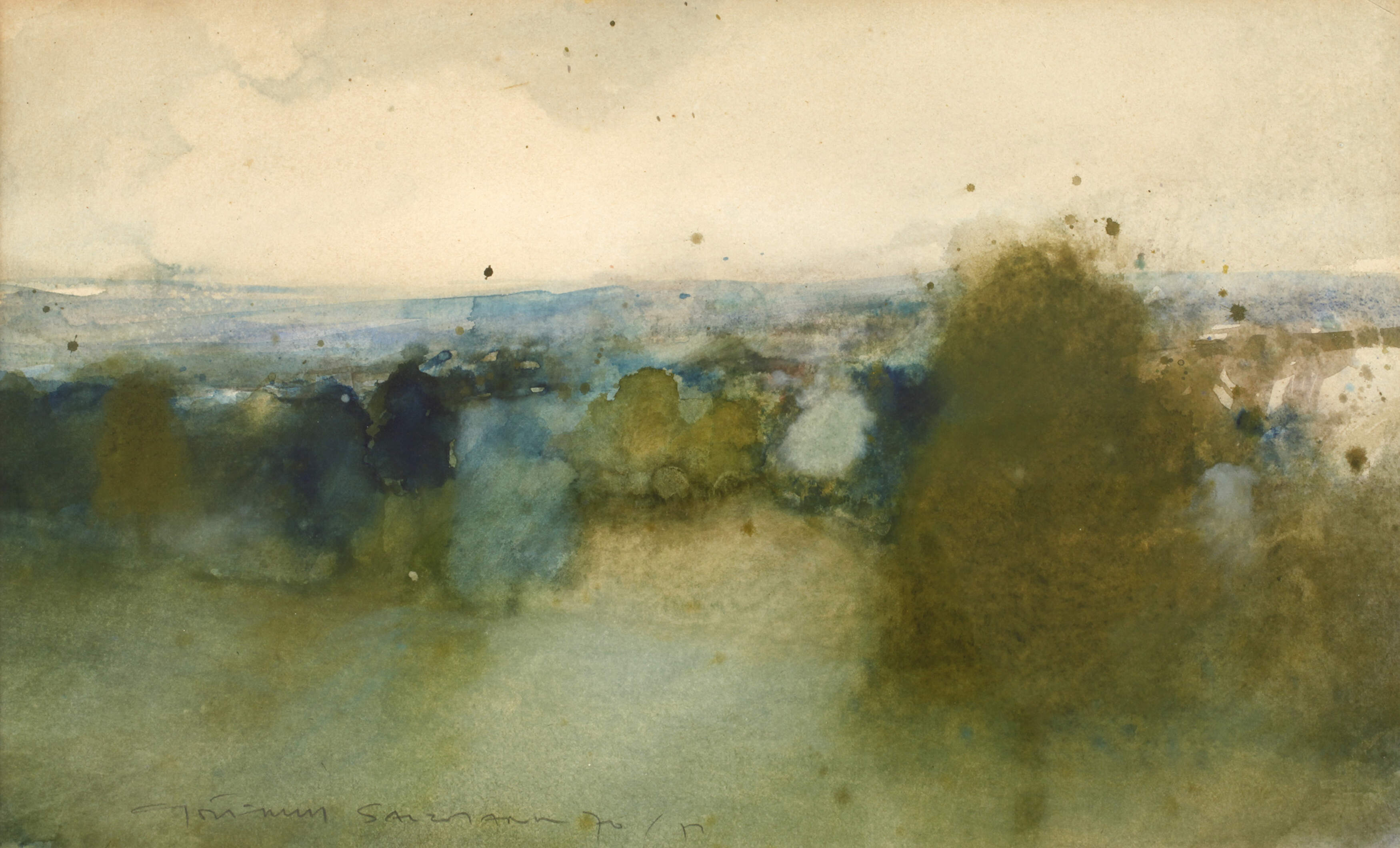 Gottfried Salzmann, Hügellandschaft