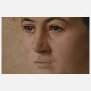Otto Sander-Herweg Pastell, Damenportrait