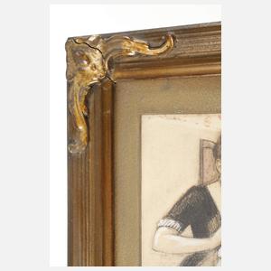 Georg Willy Stieborsky, Beim Ankleiden