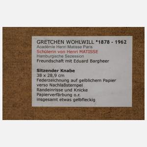 Gretchen Wohlwill, Essender Junge