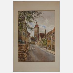 Peter Woltze, Paar Stadtansichten