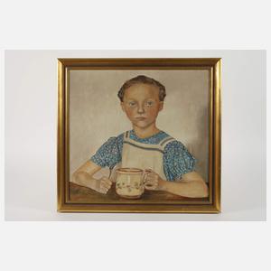 Mädchen mit irdenem Krug