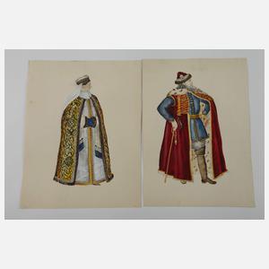 Konvolut russische Trachten