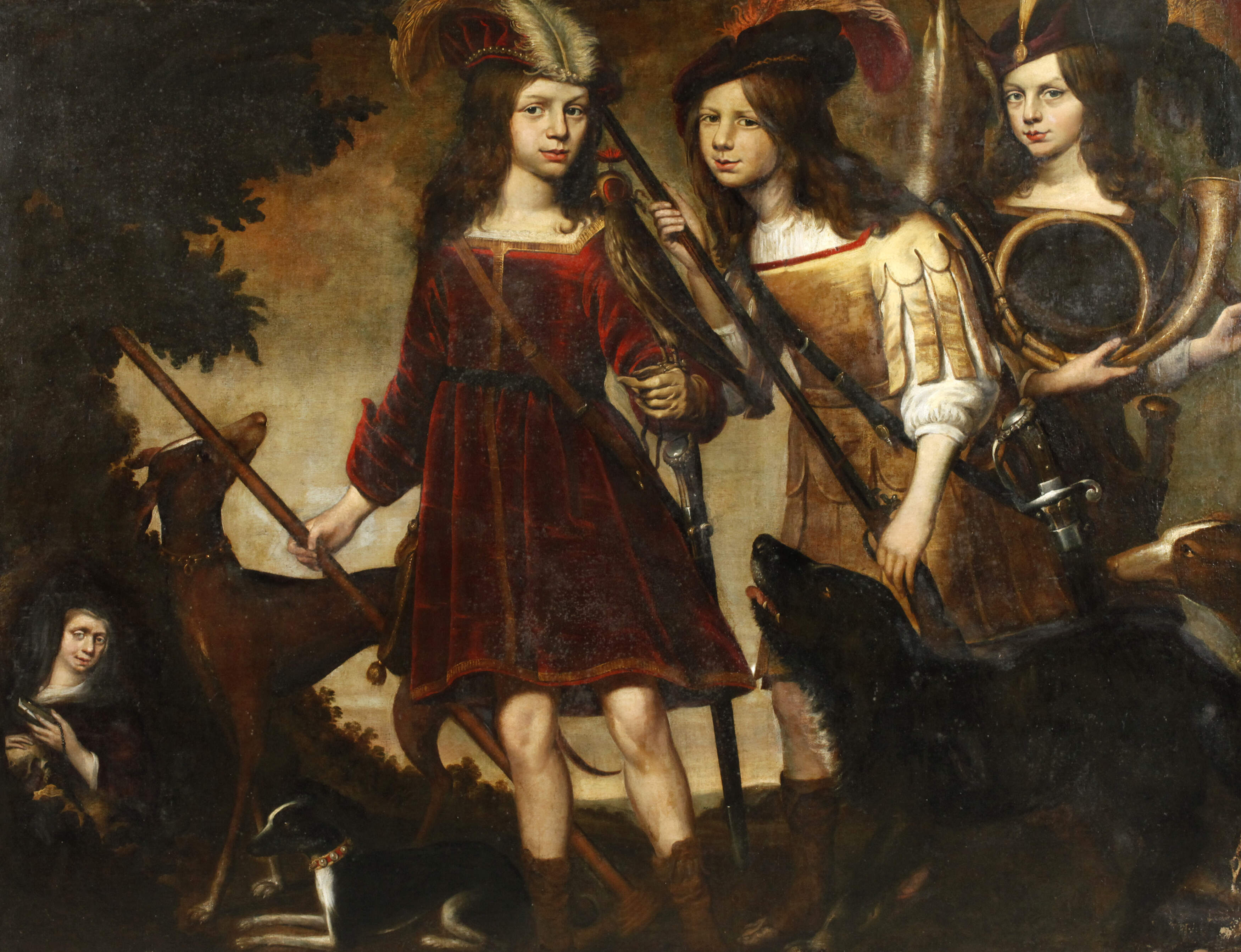 Willem van Honthorst, attr., "Söhne des Kurfürsten"