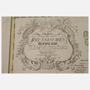 Homanns Erben, Karte Reussische Reichslande