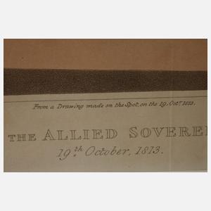 Robert Bowyer, Parade auf dem Marktplatz in Leipzig