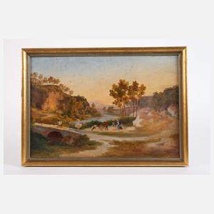 Gustav Friedrich Papperitz, Ernte in der Campagna