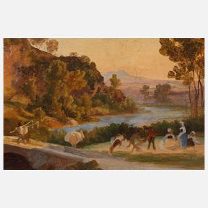 Gustav Friedrich Papperitz, Ernte in der Campagna