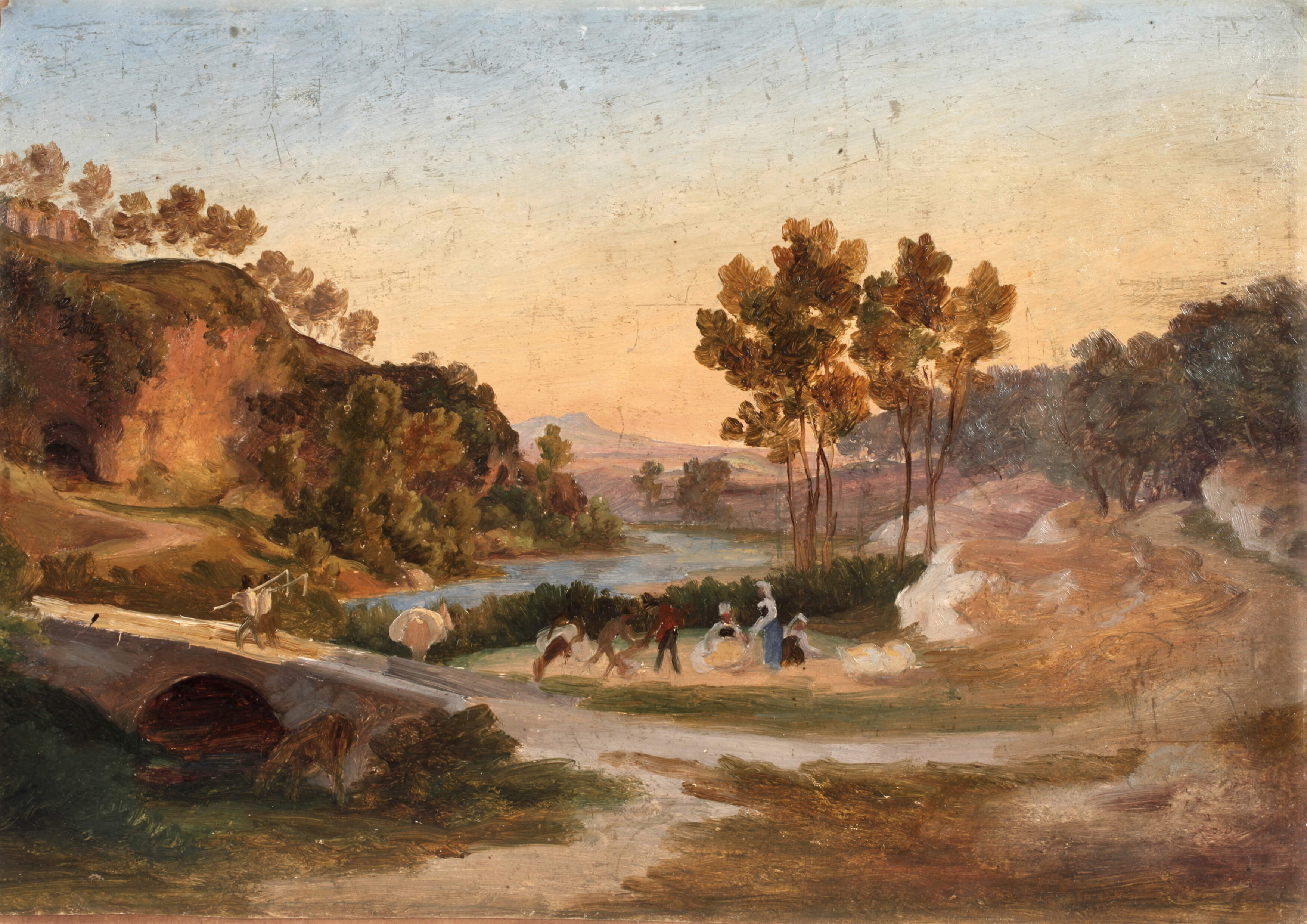 Gustav Friedrich Papperitz, Ernte in der Campagna