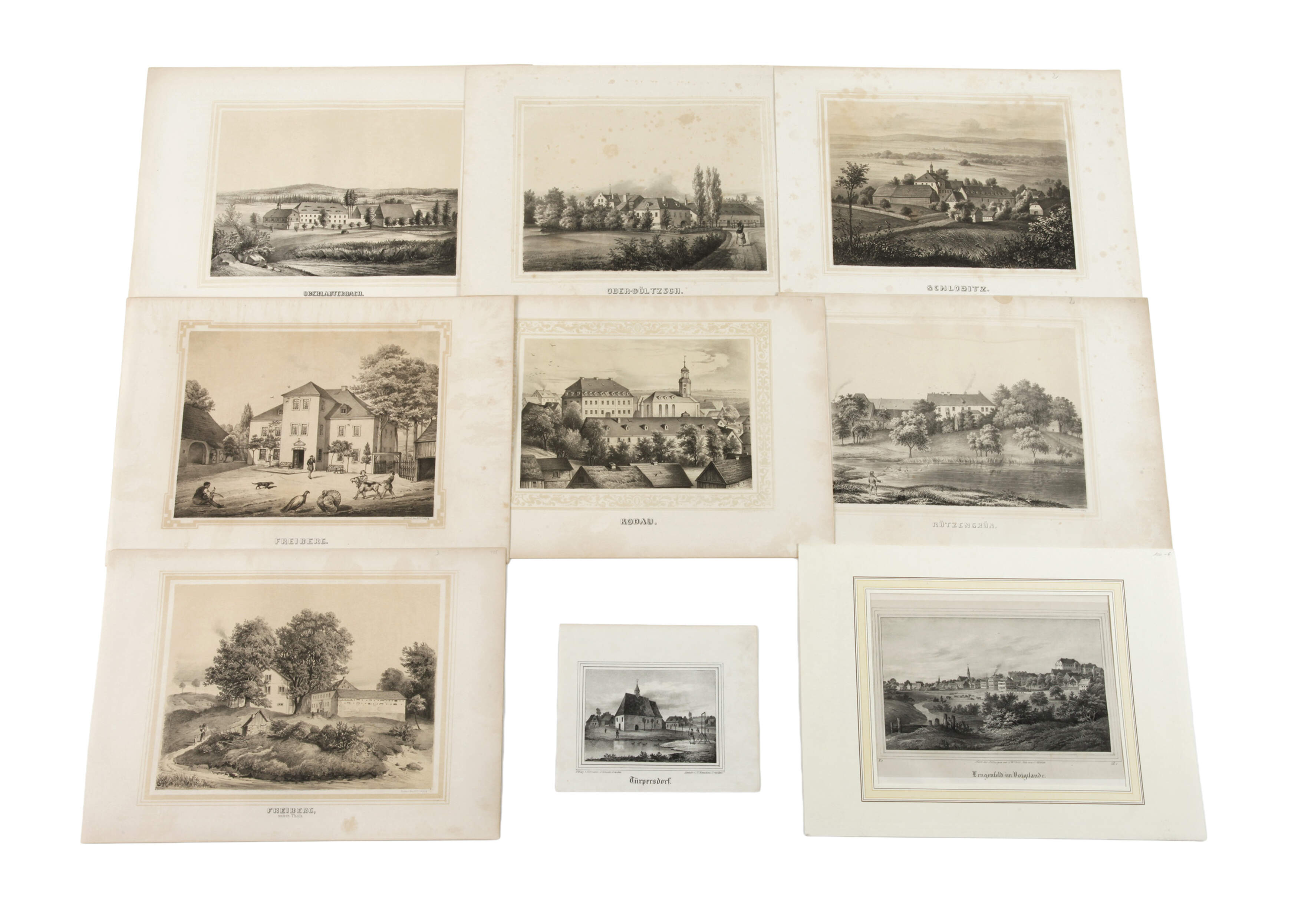 Konvolut historische Ansichten Vogtland