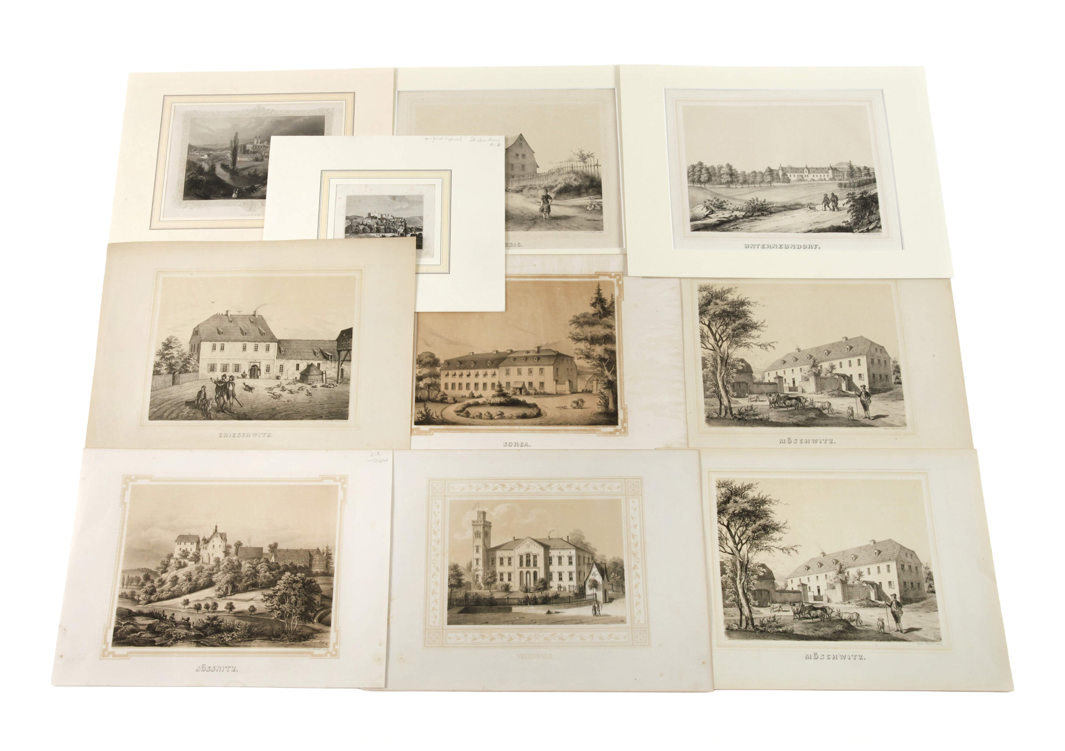 Konvolut historische Ansichten Vogtland