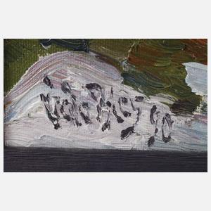 Fredo Bley, "Vogtländisches Dorf - Rotschau"