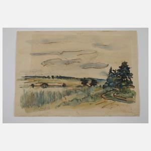 Fredo Bley, Konvolut Landschaftsaquarelle