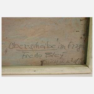 Fredo Bley, "Oberscheibe im Erzgebirge"