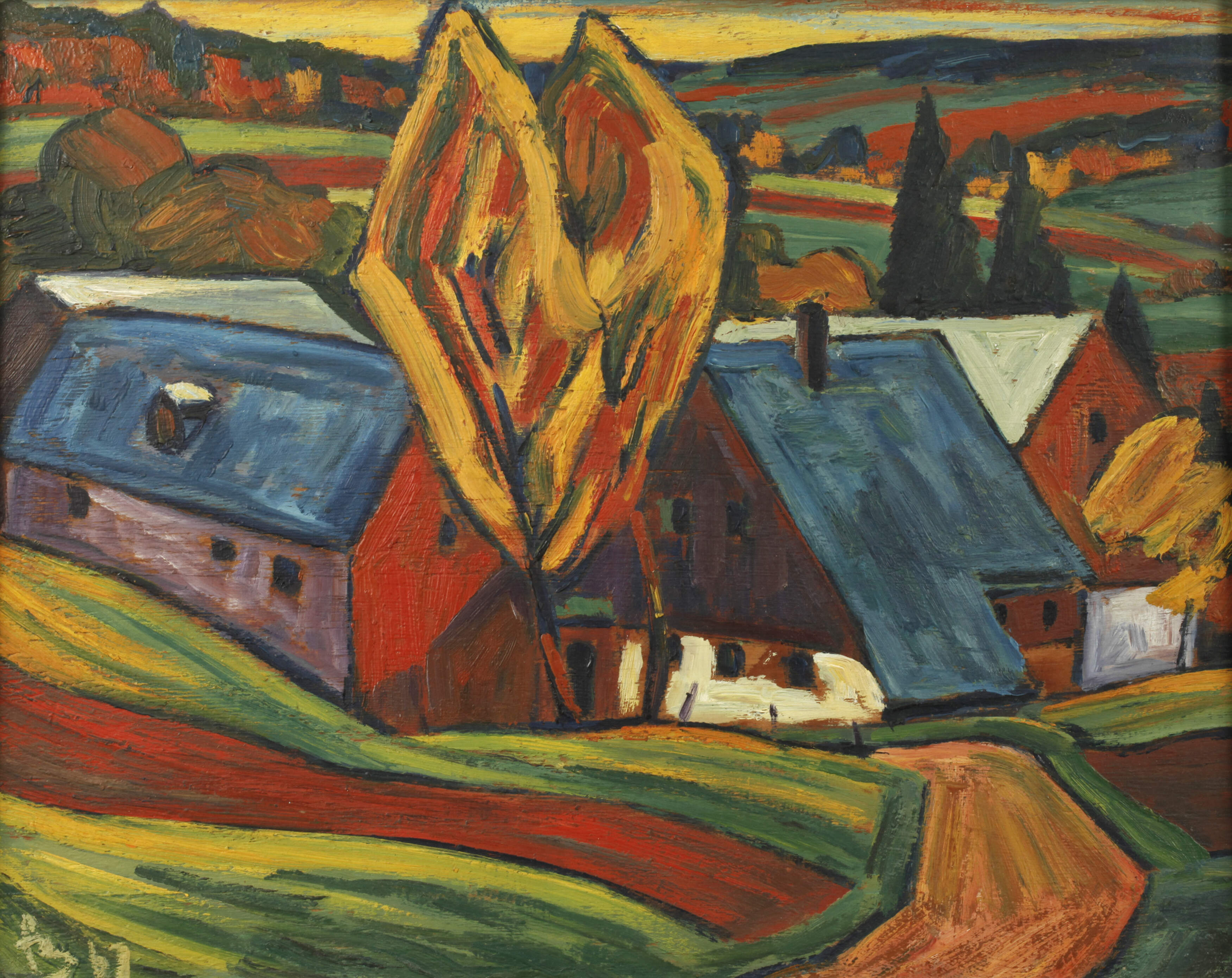 Fredo Bley, "Oberscheibe im Erzgebirge"