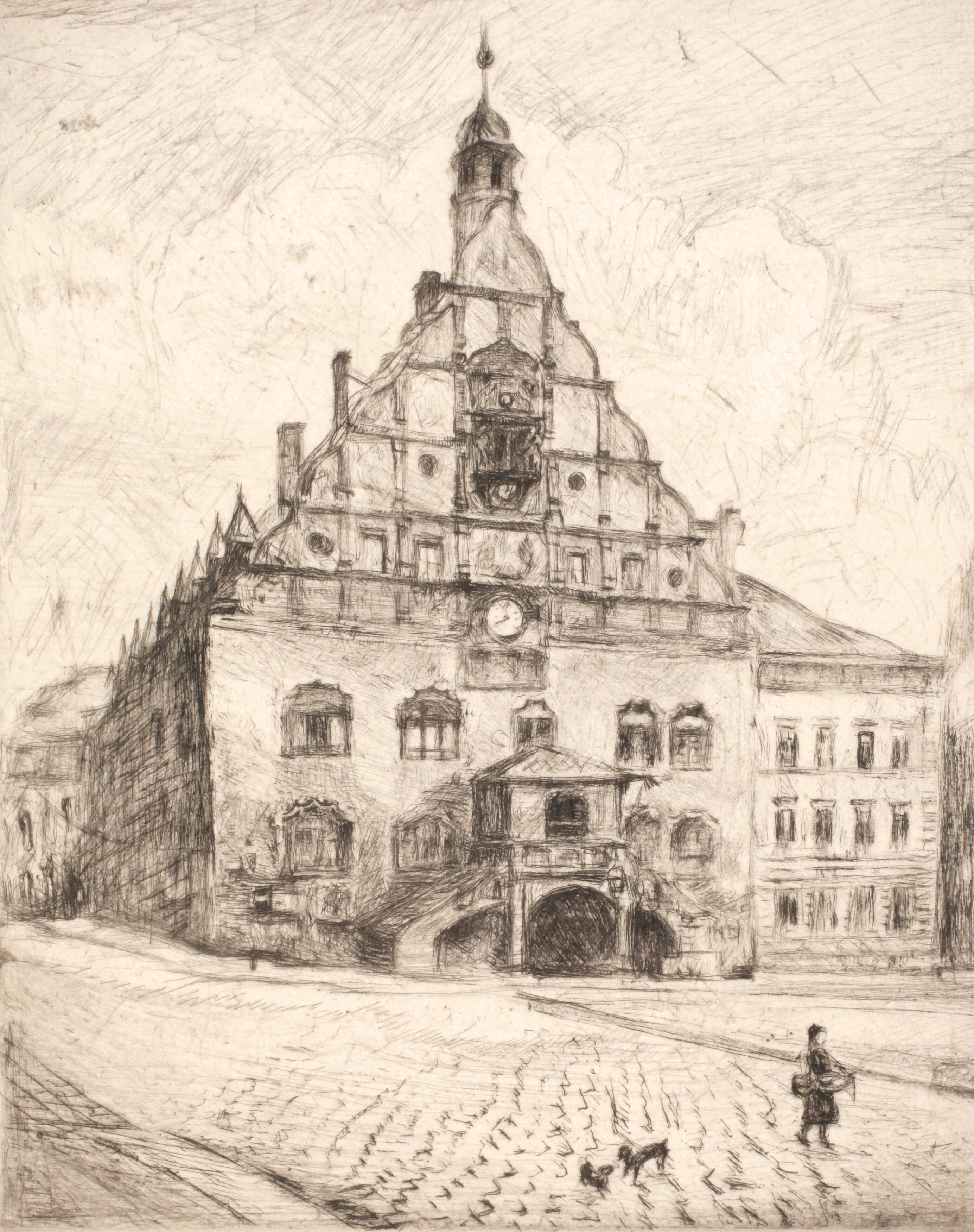 Albin Enders, Rathaus von Plauen
