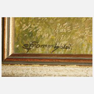 Ernst Frommhold, hügelige Sommerlandschaft