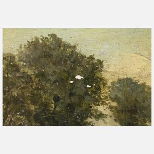 Ernst Frommhold, hügelige Sommerlandschaft