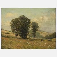 Ernst Frommhold, hügelige Sommerlandschaft111
