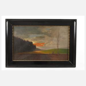 Max Otto Küchenmeister, "Abend am Möncherholz ..."