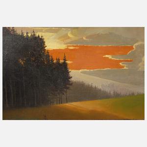 Max Otto Küchenmeister, "Abend am Möncherholz ..."