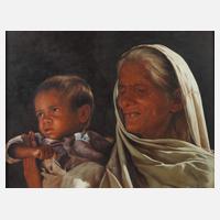 Manfred Leibl, Indische Großmutter mit Enkel111