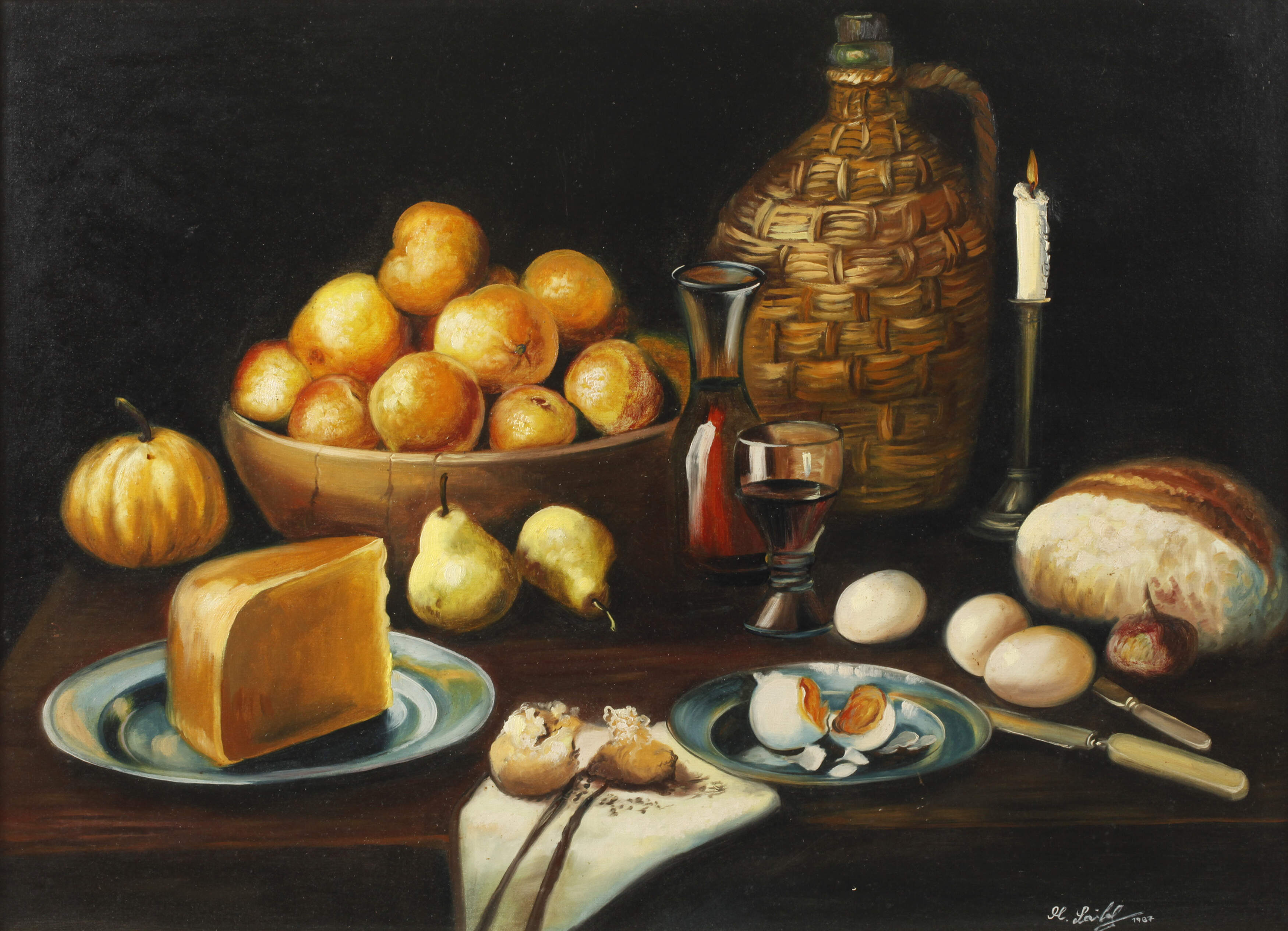 Manfred Leibl, Tafelstillleben