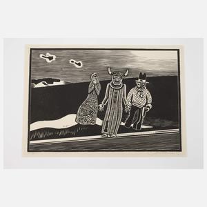 Wolfgang Mattheuer, "Fastnacht"