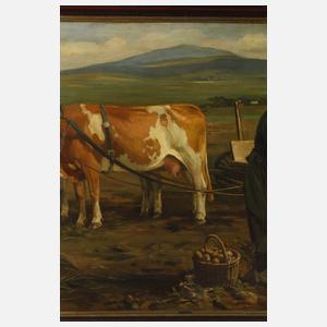 Rudolf Otto, "Kartoffelernte im Sudetengau" GDK 1942