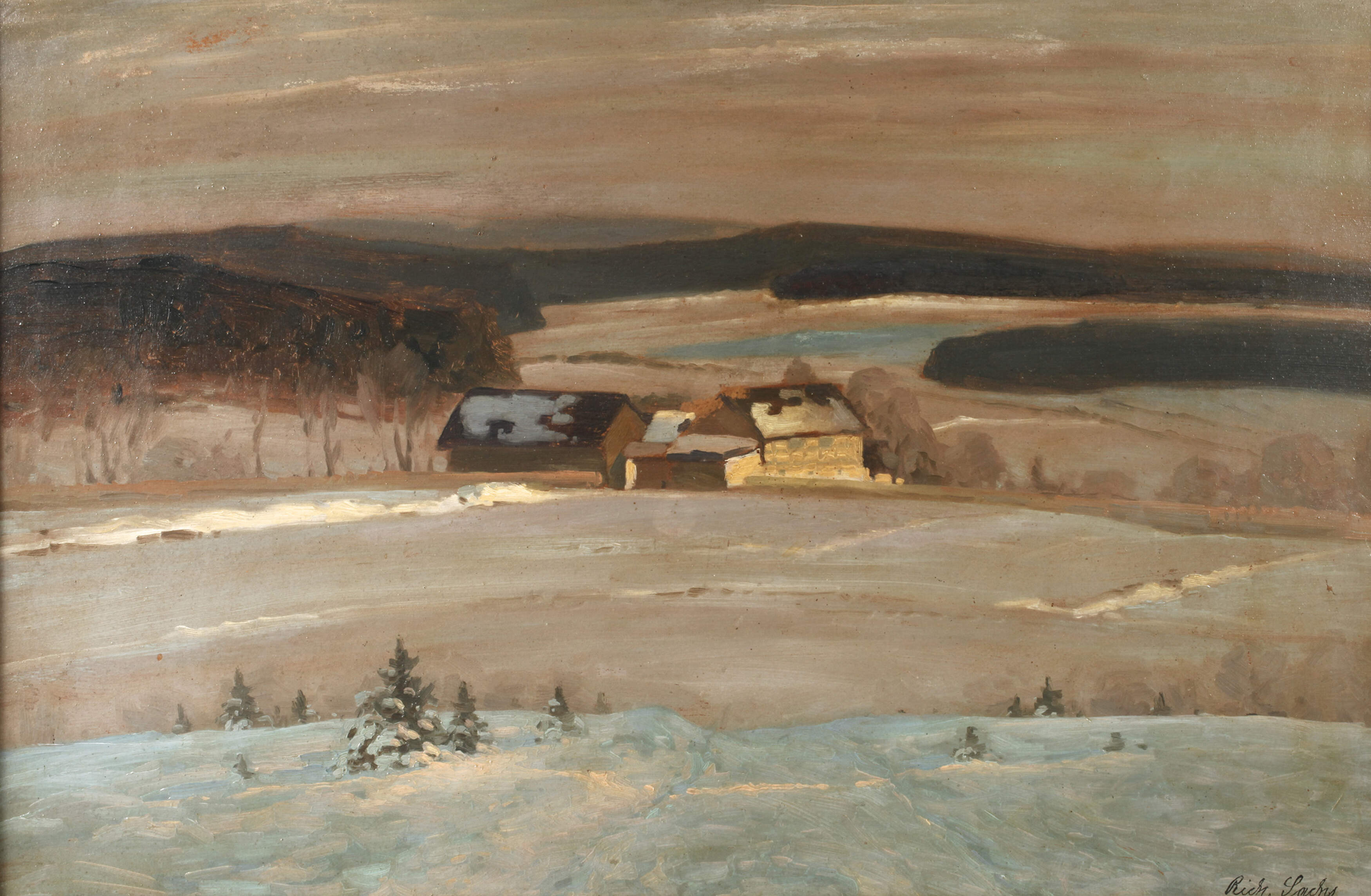 Richard Sachs, Winterabend