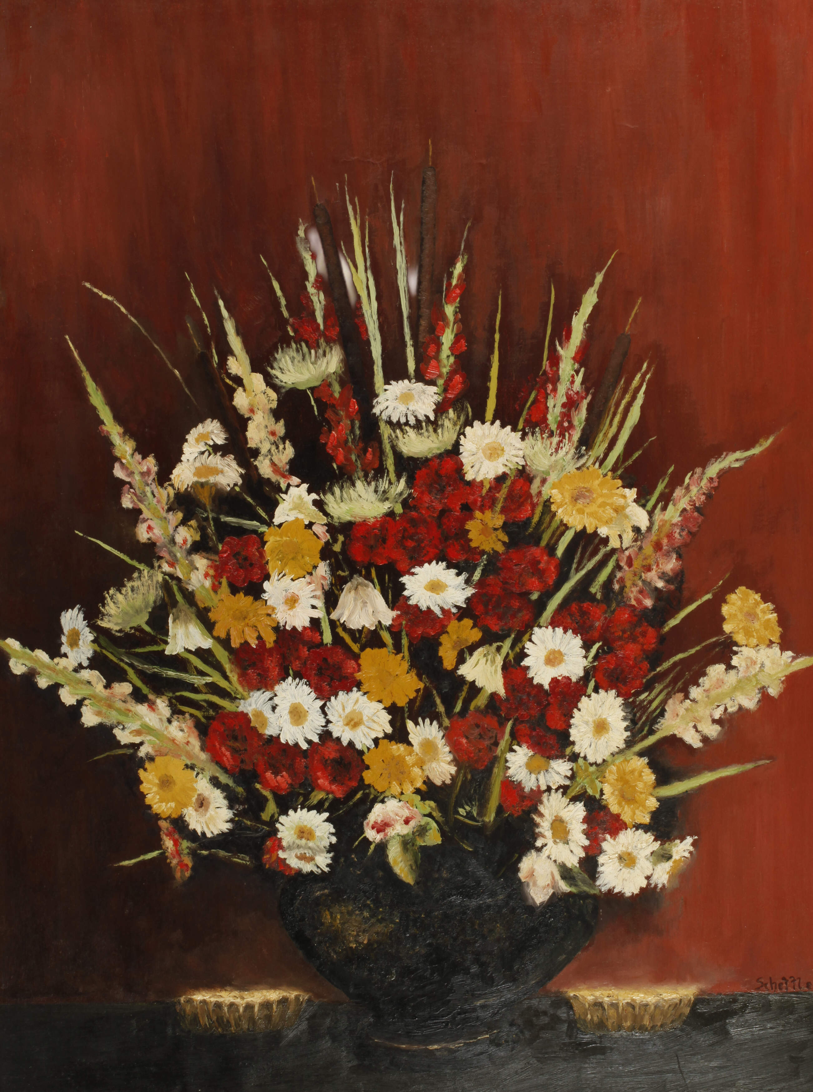 Rudolf Scheffler, Blumenstillleben