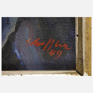 Rudolf Scheffler, Selbstportrait