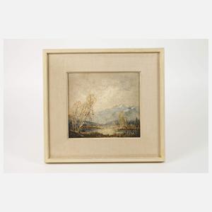 Adolf Schuhknecht, Alpenlandschaft