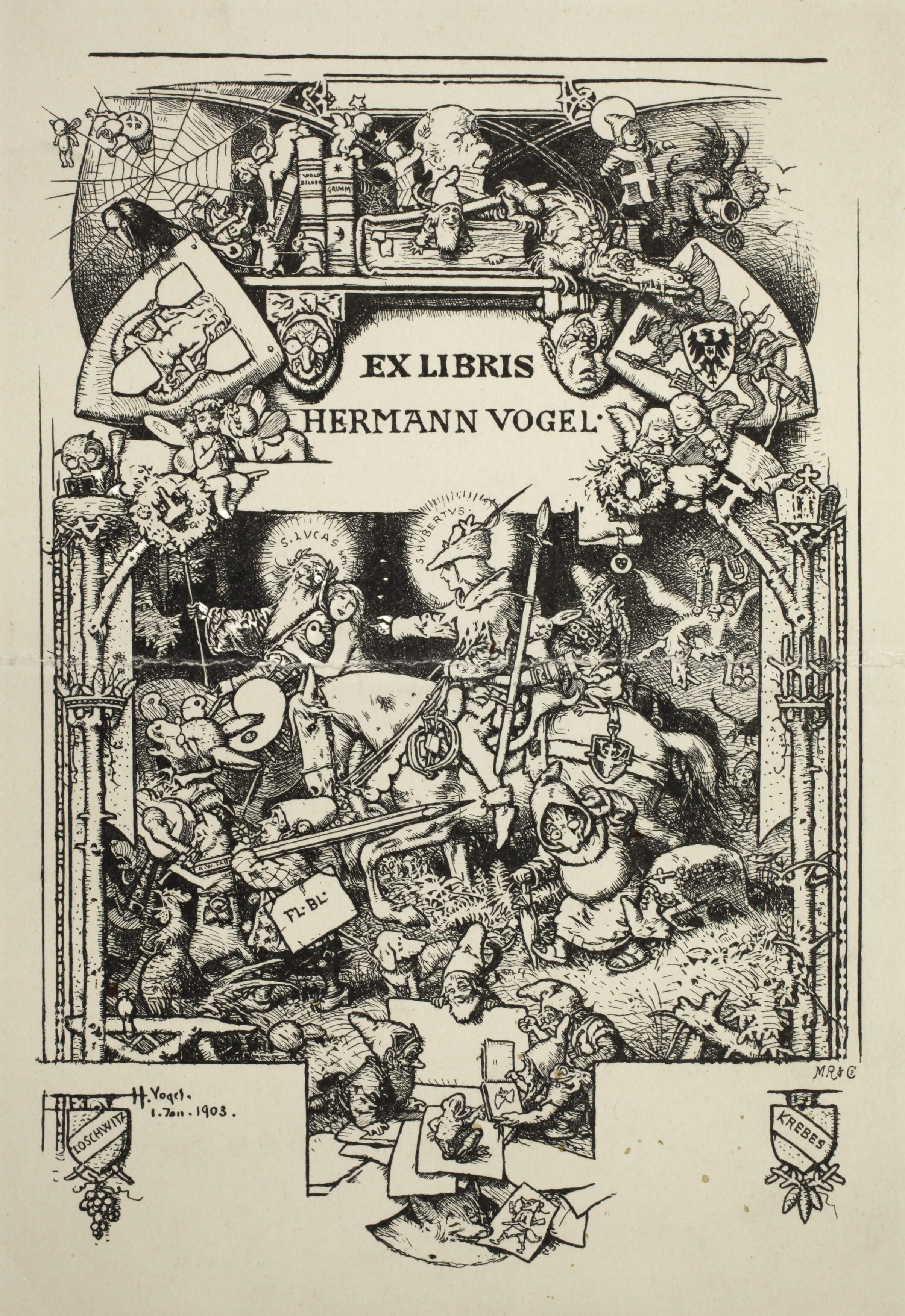 Hermann Vogel, Autograph