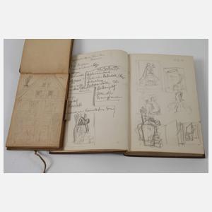 Otto Westphal, Paar Skizzenbücher