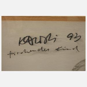 Uwe Kowski, "Fischendes Kind"