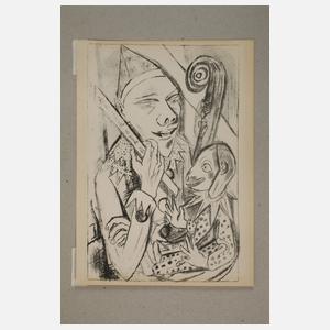 Max Beckmann, "Pierrot und Maske"